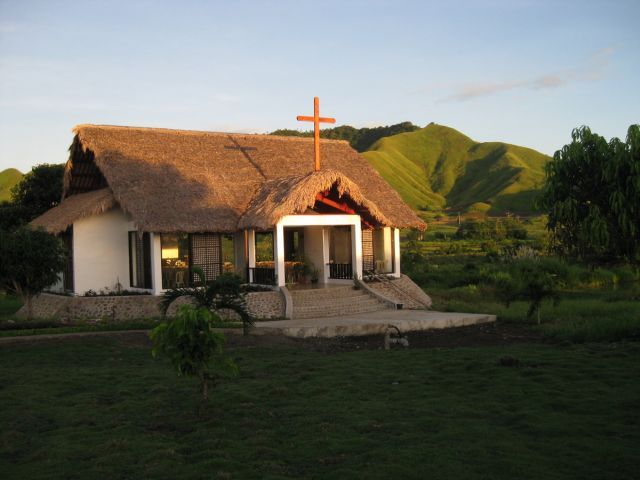 This is the chapel found in the The planned facility in Barangay Tabunan will be designed to look like Fazenda da Esperança in Milagros town in Masbate province that includes a farm. 