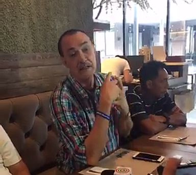 Ramon Fernandez who now sits as commissioner of the Philippine Sports Commission has filed libel charges against Philippine Olympic Committee (POC) President Jose "Peping" Cojuangco Jr. at the City Prosecutor's Office on Tuesday afternoon. (Facebook Video)