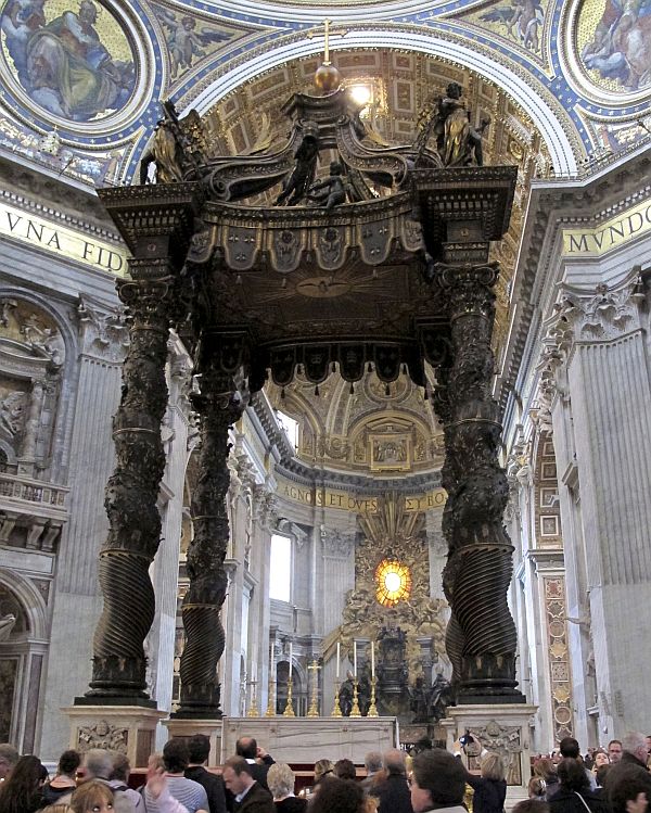 St.  Peter Baldacchino by Bernini