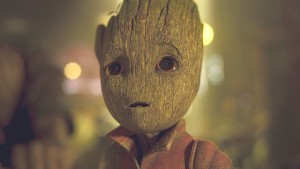 This image released by Disney-Marvel shows the character Groot, voiced by Vin Diesel,  in a scene from, "Guardians Of The Galaxy Vol. 2." (Disney-Marvel via AP)