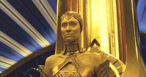 This image released by Disney-Marvel shows Elizabeth Debicki in a scene from, "Guardians Of The Galaxy Vol. 2." (Disney-Marvel via AP)
