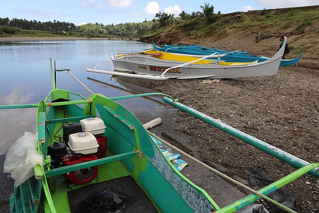 The two-engine pumpboats used by Abu Sayyaf Group members in Barangay Napo, Inabanga, Bohol. (CDN PHOTO/TONEE DESPOJO)