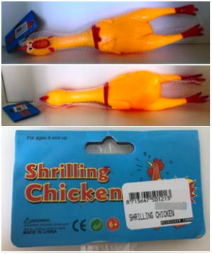 The “Shrilling Chicken” toy.  PHOTO BY EUROPEAN COMMISSION VIA ECOWASTE COALITION. 