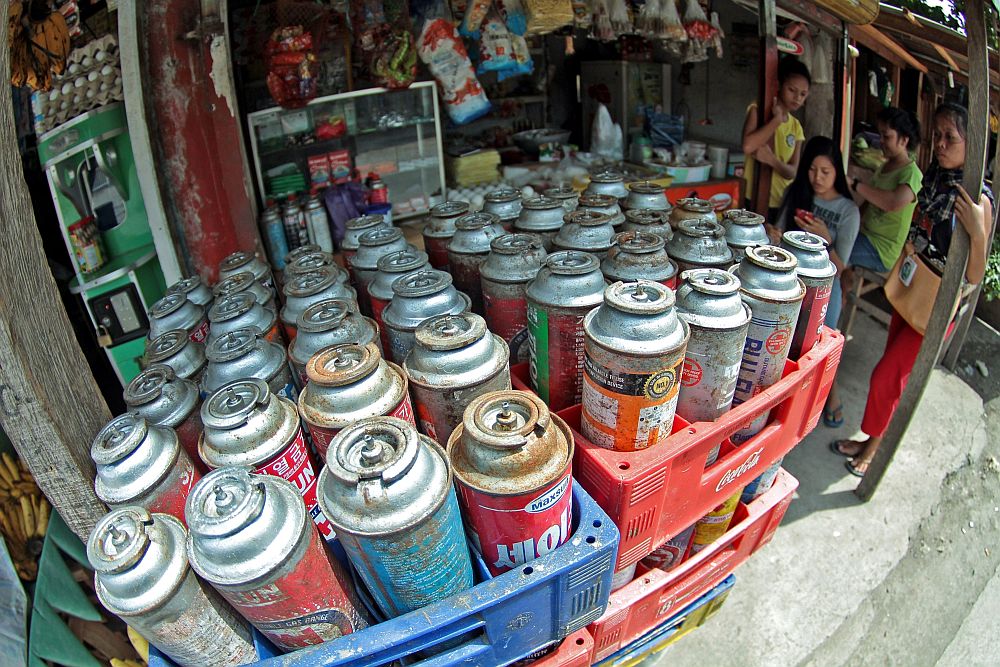 Refilled butane canisters are prohibited under a Cebu provincial ordinance. CDN FILE PHOTO