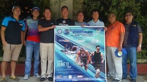 Officers of Rotary Club of Cebu pose after the press launching of Rotary Corporate Triathlon, which will be held on June 11 in Lapu-Lapu City. CDN PHOTO/GLENDALE G. ROSAL