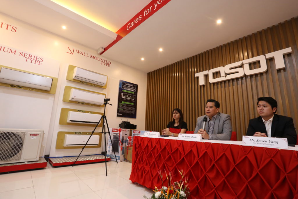 TOSOT Philippines Cebu Showroom [CDN Photo | Junjie Mendoza]