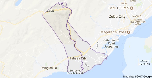 Talisay City map. (Photo grabbed from google)