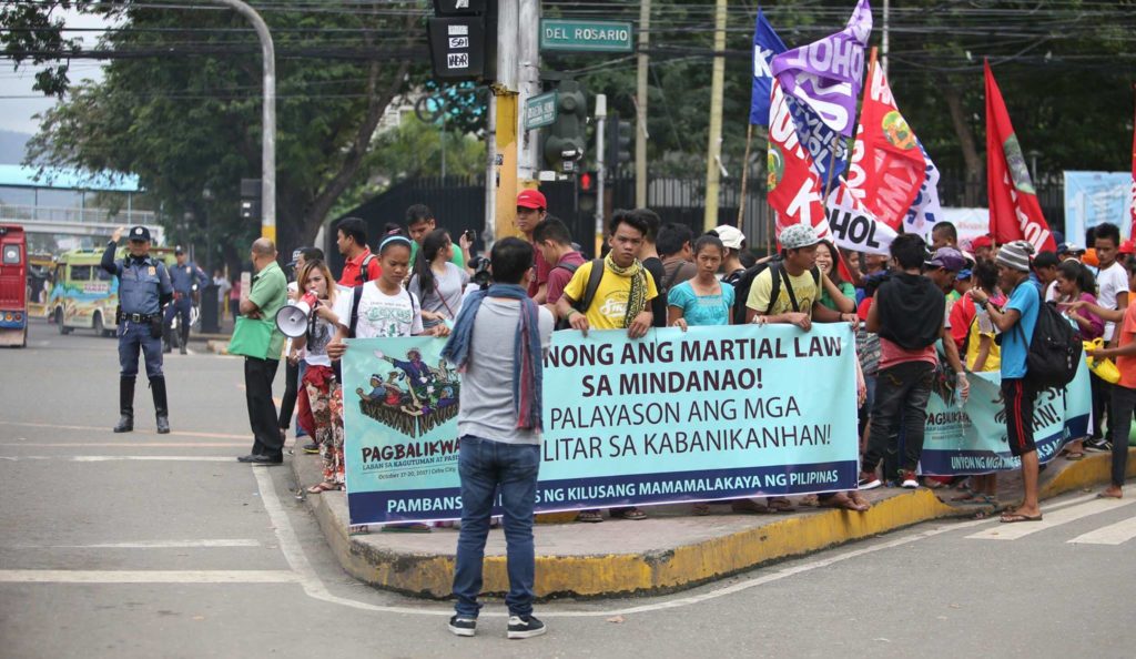 Cebu City police on standby as several groups stage protest | Cebu ...