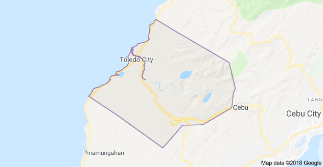 Map of Toledo City, Cebu