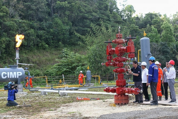 Alegria Oil Field in Brgy. Montpeller, Alegria, Cebu