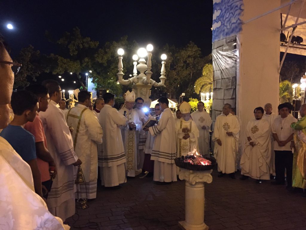 Easter Vigil Mass Palma urges faithful to pray for Church leaders