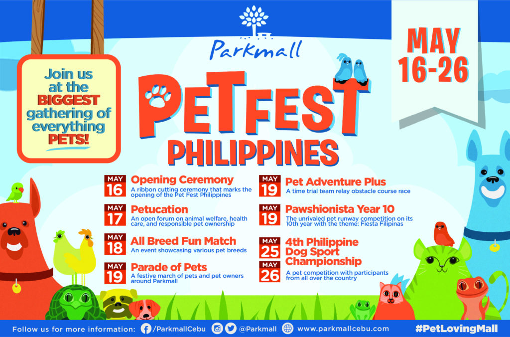 Parkmall holds 10th year of the biggest pet event in the country Pet