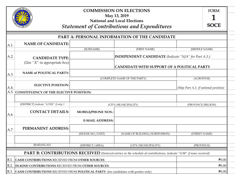 Comelec to 2019 candidates: Encoded, not handwritten, statements of ...