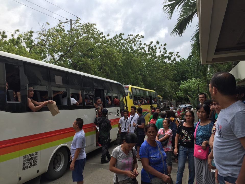 Persons arrested from the D and C Coliseum late on Monday afternoon were transported to the Mandaue City Prosecutor's Office this afternoon for the filing of charges for the violation of Presidential Decree No. 449 against them. | Rosalie O. Abatayo