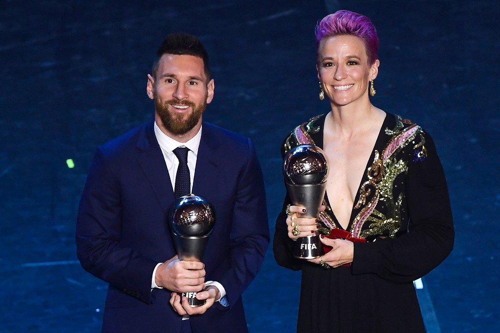 Megan Rapinoe, Lionel Messi win FIFA player of the year awards Cebu