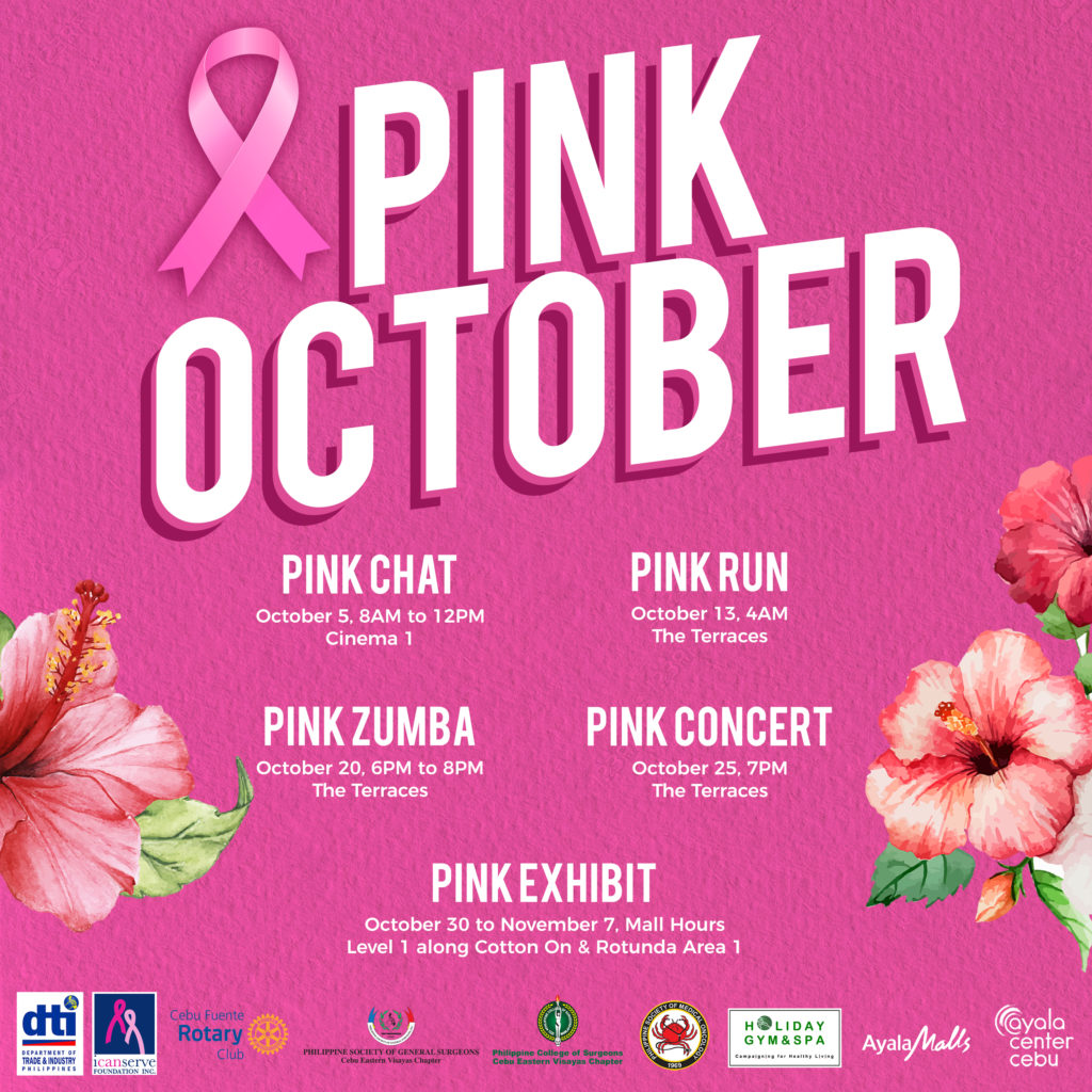 Join the Pink October Movement at Ayala Center Cebu Cebu Daily News