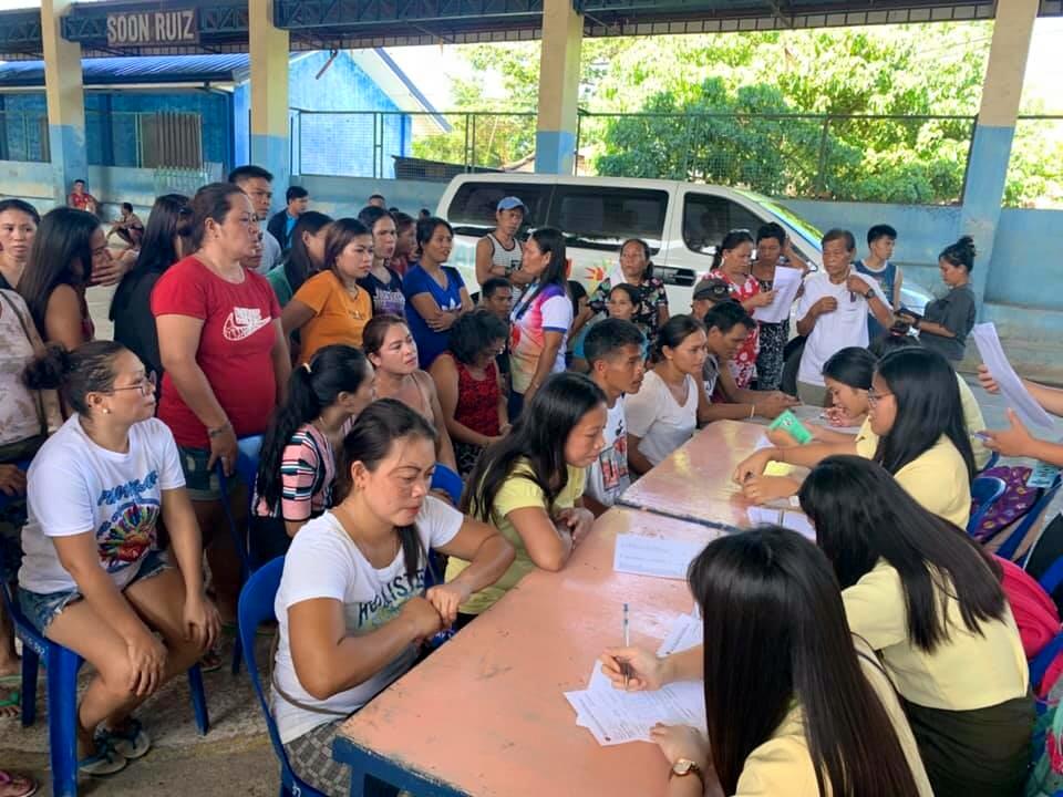 Workers in Barangay Punta Engaño have availed of food assistance from the Lapu-Lapu City government after they experienced a drop in tourist arrivals because of the Coronavirus Disease 2019 (COVID-19) threat.
