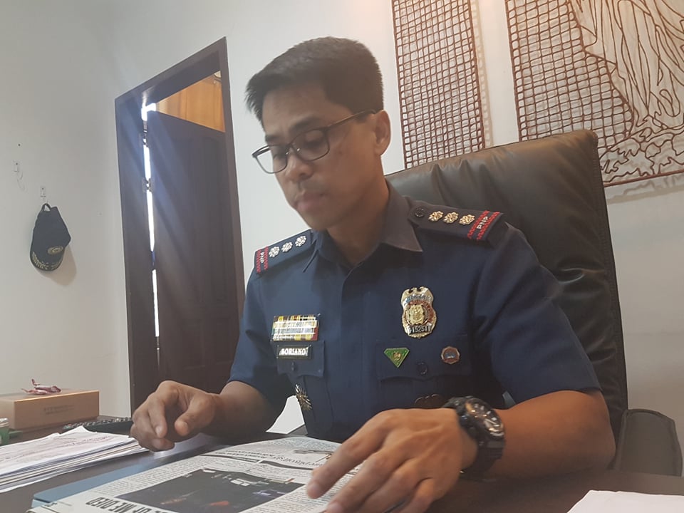 Police Colonel Engelbert Soriano, Cebu City Police Office chief, warns owners of business establishments in the city to follow the 8 p.m. to 5 a.m. curfew.  | Alven Marie Timtim