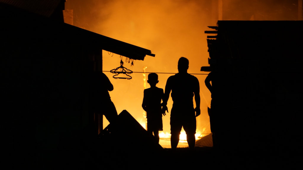 father and son in barangay suba fire