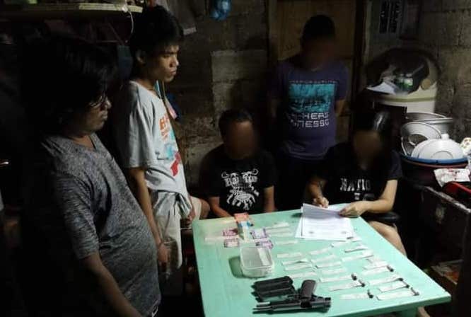 drug suspects arrested by police in buy bust operation
