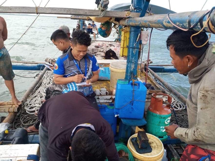 The authorities impounded the M/BCA Leonor, a fishing boat, after it has been caught allegedly engaging in illegal fishing waters of Negros Oriental on March 18, 2020. |PCG-Negros Oriental