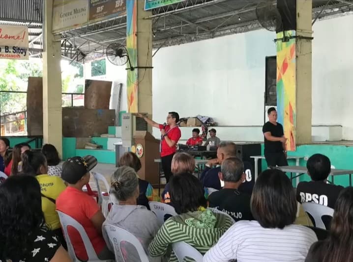 PAJO DRUG TESTS. City of Lapu-Lapu Office of Substance Abuse Prevention personnel headed by its chief, Gary Lao, randomly pick out the barangay workers in Pajo to undergo a surprise drug test after the flag ceremony in the barangay gym on March 2, 2020. Four barangay workers were later found positive of using illegal drugs particularly methamphetamine hydrochloride or shabu. The drug test results would still undergo confirmatory tests. | Norman Mendoza