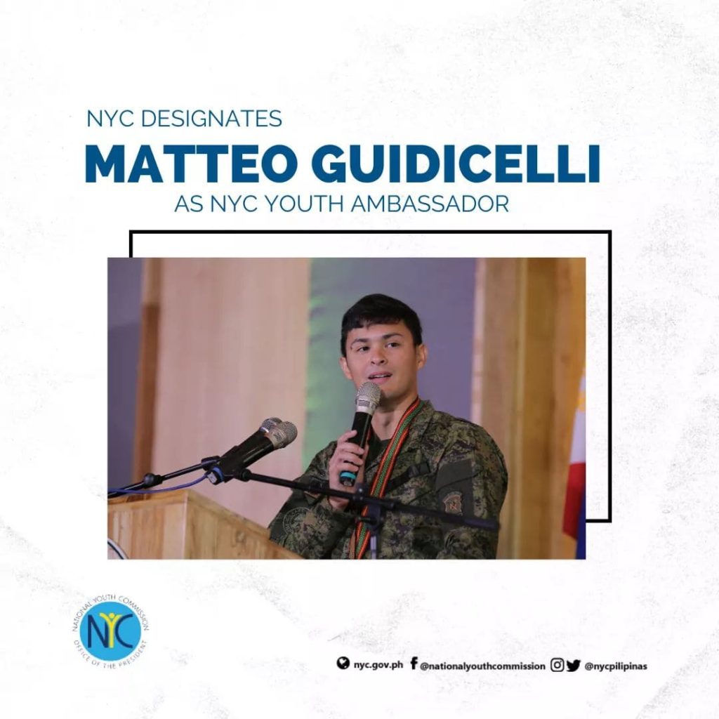 Matteo Guidicelli NYC youth ambassador 