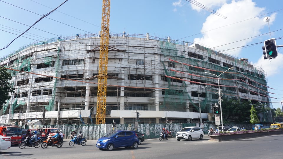 Work on the Cebu City Medical Center or CCMC continues in this CDN Digital file photo.