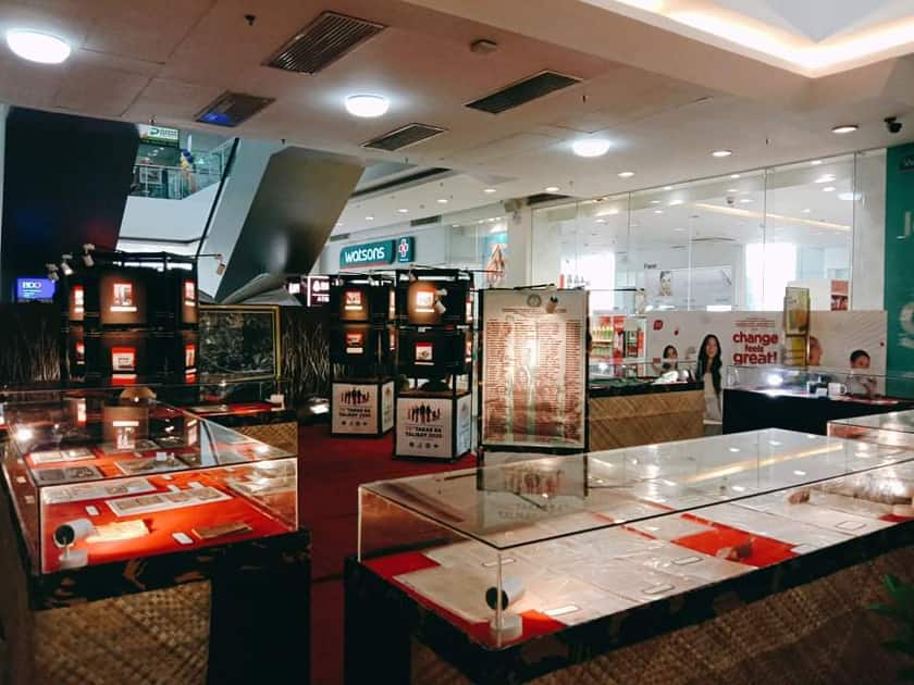 A view of the 75th Takas sa Sugbo showing photos about the liberation of Cebu and World War II at Robinson's Mall in Talisay City  without the crowd because of the quarantine measures being implemented against the COVID-19. | Contributed photo