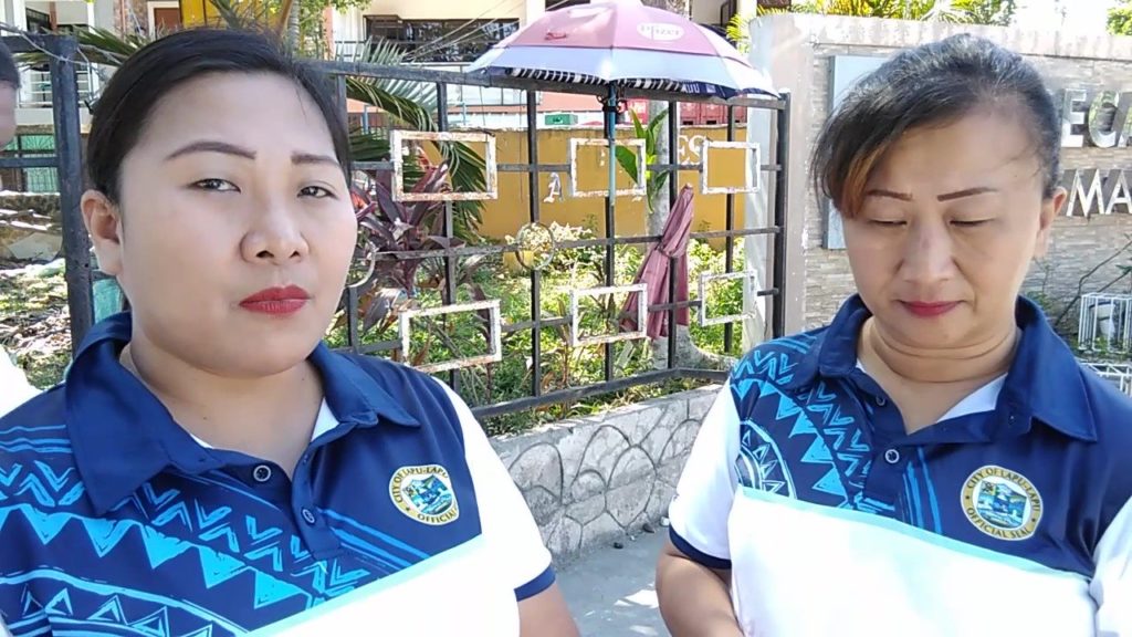 Mitos Sheila Roco (left), HEMS coordinator of LLCHO, said that 80 percent of individuals has already been contact-traced from two COVID-19 positive patients in the city. | Futch Anthony Inso