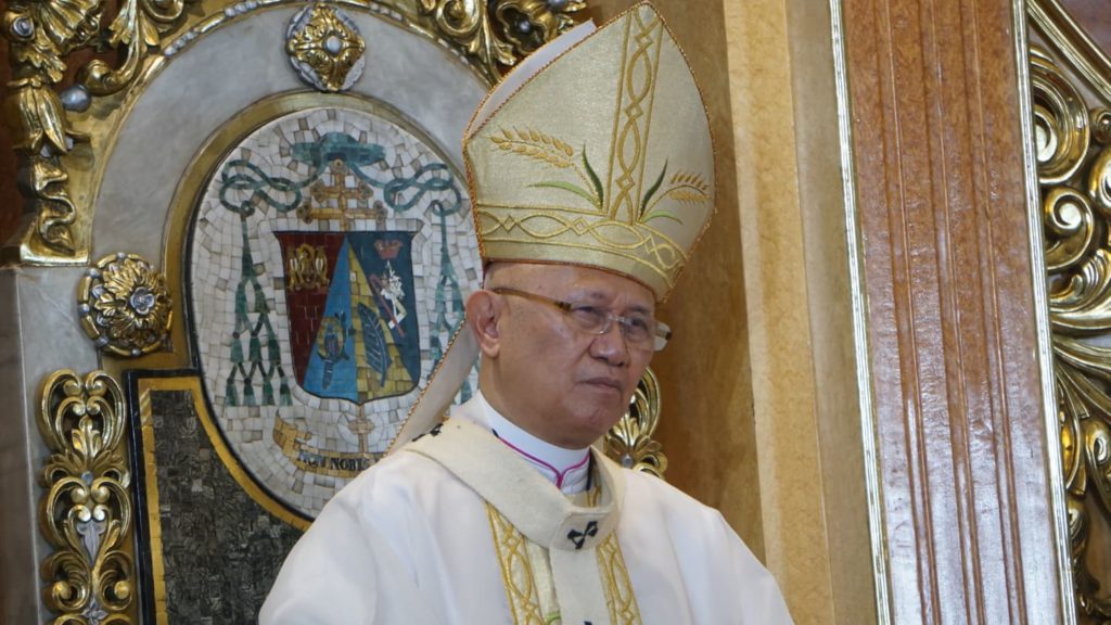 Cebu Archbishop Jose Palma says it is still a happy Easter because the people's faith remains despite not being physically in Church to attend the Holy Week activities because of the coronavirus disease 2019 (COVID-19) in the Philippines. | Gerard Francisco