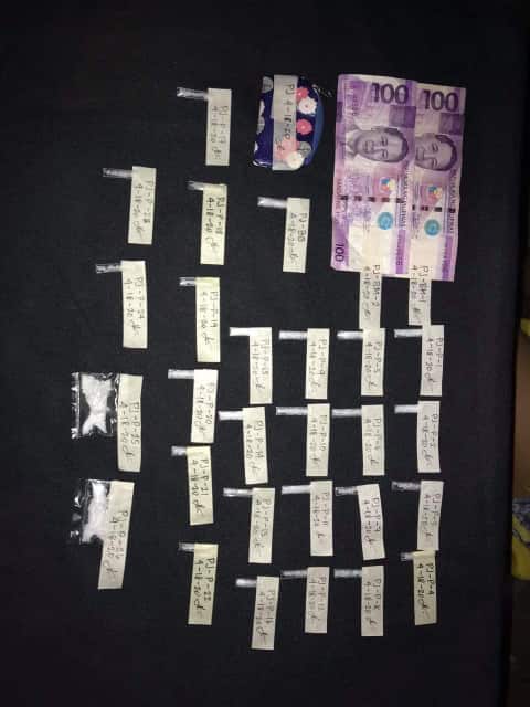 These are the packets of suspected shabu worth P40,800, which are confiscated from Princess Jomao-as during a buy-bust operation in Barangay Mabolo, Cebu City on Saturday night. | Contributed photo