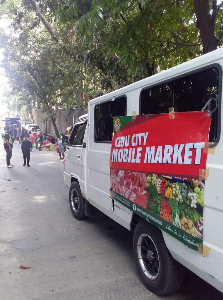 The Cebu City mobile market was not allowed to sell in Barangay Inayawan after the barangay captain heeded local vendors' request not to allow the mobile market to sell there on Thursday, April 30, 2020. | Photo Courtesy of Cebu City Market Operation Division.