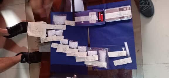 These are some of the suspected shabu with an estimated worth of P470,000 and confiscated in two separate illegal drug operations in Negros Oriental. | Photo courtesy of NOPPO