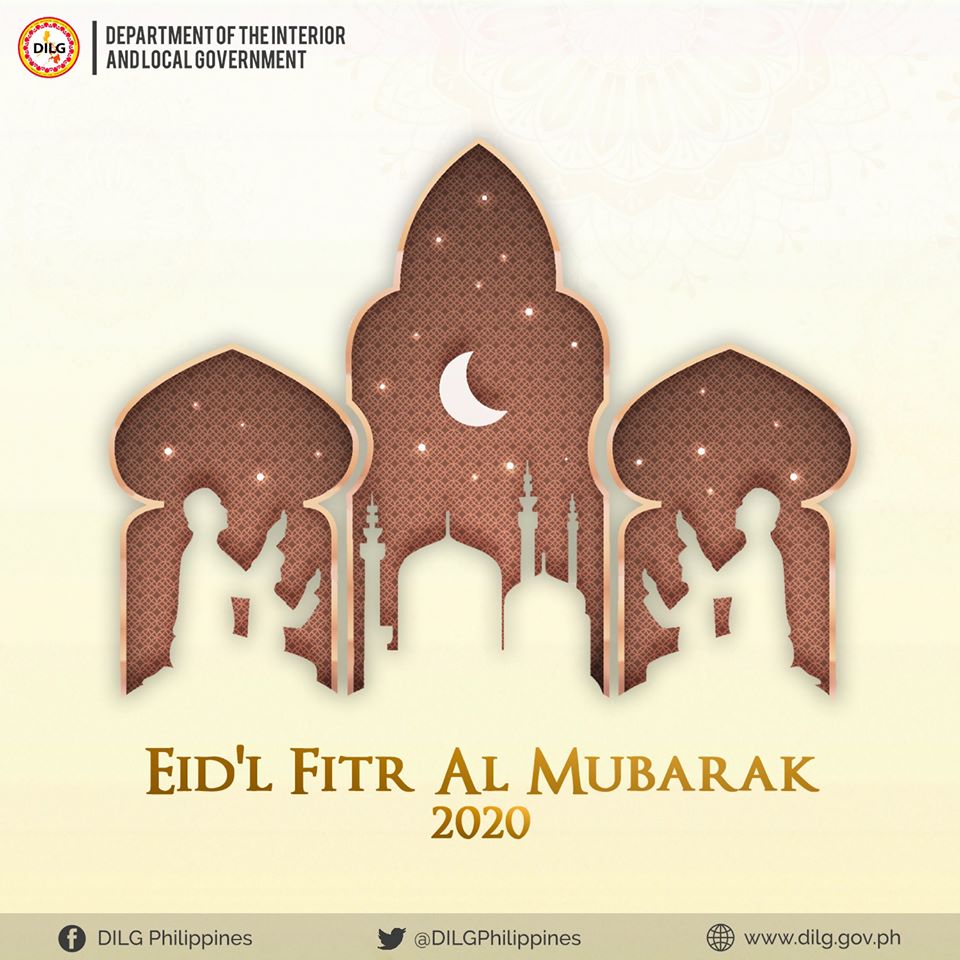 Filipino Muslims are encouraged to celebrate the Eid'l Fitr inside their homes. 