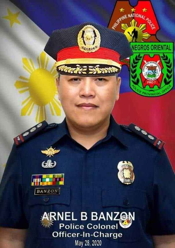 Police Colonel Arnel Banzon, current officer-in-charge of Negros Oriental Provincial Police Office (NOPPO). | Contributed Photo