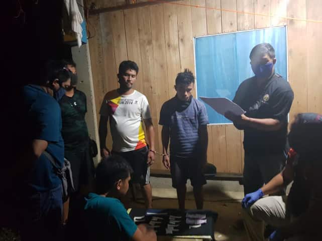 Police in Cebu City arrested two drug suspects, including a school teacher, on May 13, 2020 at Barangay Sirao, Cebu City | Contributed photos