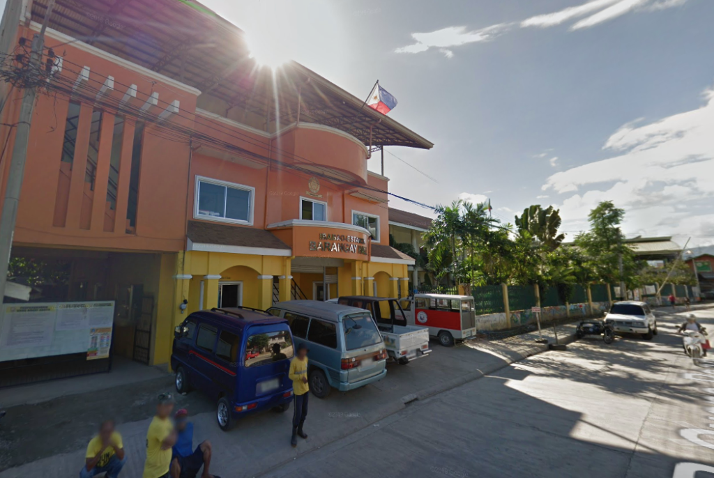 The Barangay captain of Ibabao-Estancia is appealing to the public not to discriminate barangay residents especially barangay hall workers. | Google street view of barangay hall