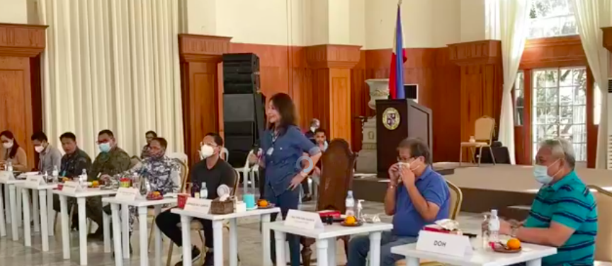 Meeting with mayors in Cebu province on May 30, 2020 | Screenshot via Sugbo News