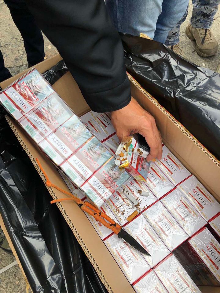 Customs officials in Cebu seized more 1,522 boxes of suspected fake cigarettes shipped from China, the Bureau of Customs (BOC) here announced. | Photo courtesy of BOC - Cebu Port