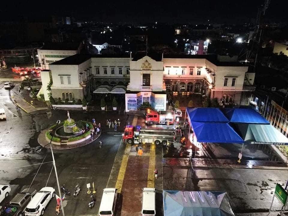 LOOK: Portions of the Mandaue City Hall will be closed to the public indefinitely after it was damaged by a dawn fire on Thursday, June 11, 2020. Mandaue City Mayor Jonas Cortes said they are still awaiting the official report from fire investigators to determine the cause of the fire. | Photos courtesy of Mandaue City Mayor Jonas Cortes via Morexette Marie Erram