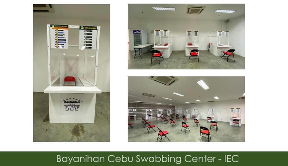 The Bayanihan Cebu Swabbing Center offers free COVID-19 testing for individuals experiencing mild symptoms of the disease. (Photo courtesy of OPAV)