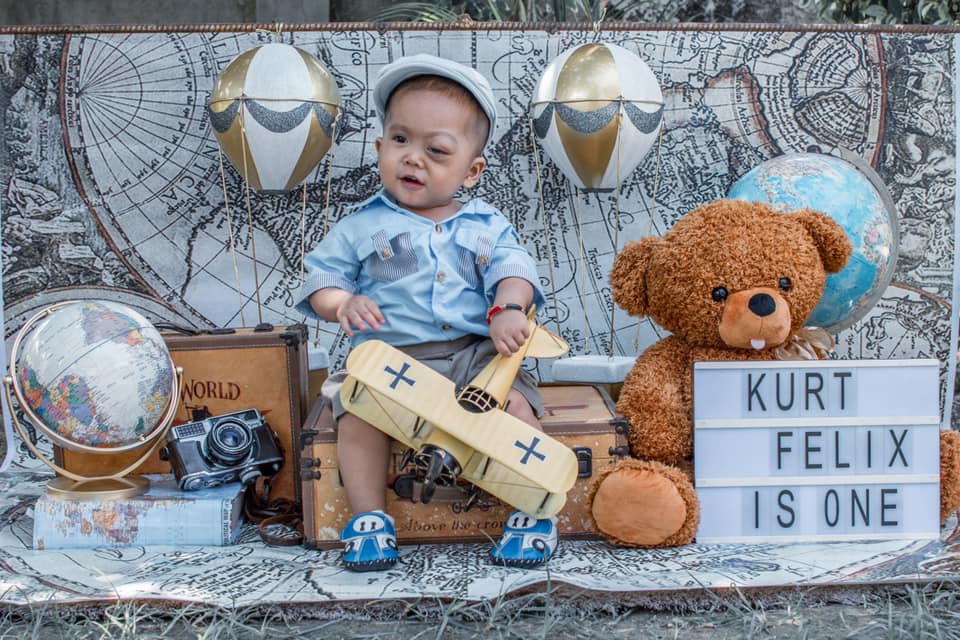 Kurt Felix Baquer, 1, shines in his free photoshoot by photographer Trixie Pepito. | Contributed photo.