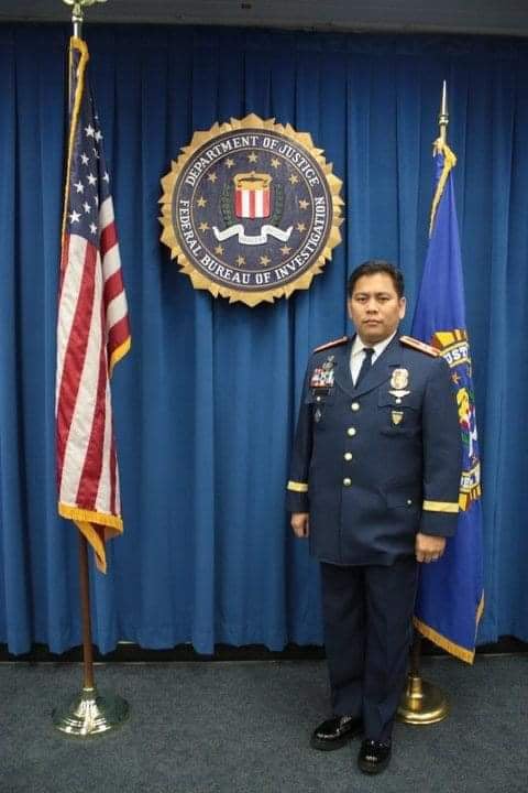 Police Colonel Alladin Collado visits the Federal Bureau of Investigation office in the U.S. | Contributed photo (Colonel Alladin Collado)