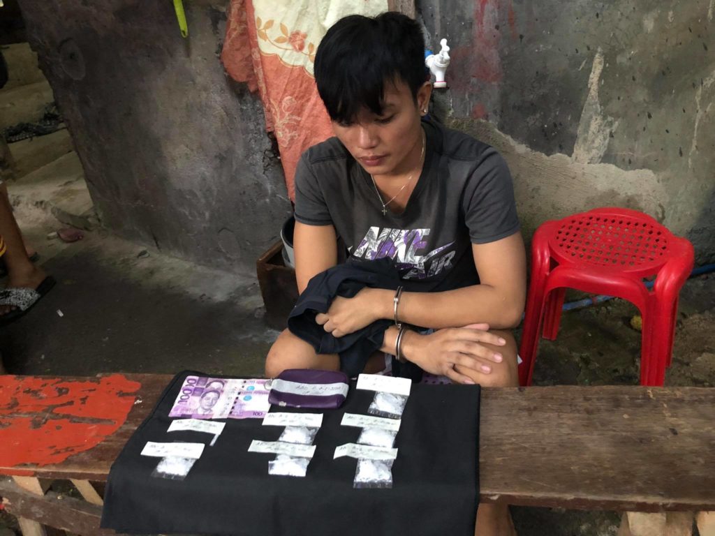 A 20-year-old man, whom police consider as a high value individual (HVI), was arrested in a buy-bust operation in Sitio Bato, Barangay Ermita, Cebu City, this 6 p.m., September 5, 2020.| Photo Courtesy of PCapt Llamedo