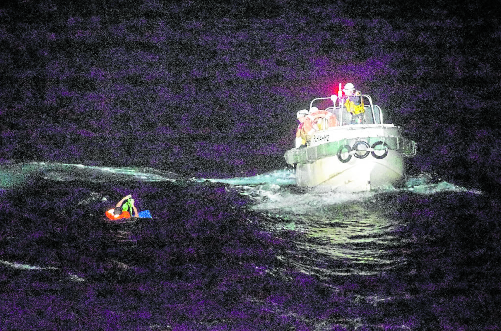 Rescued seafarers in Japan from Cebu