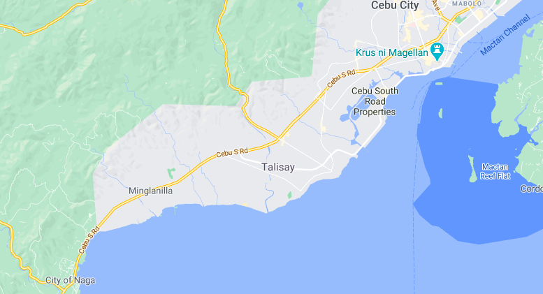 Police: No foul play in death of man, who was found dead inside his house in Talisay. In photo is a map of Talisay City in Cebu.