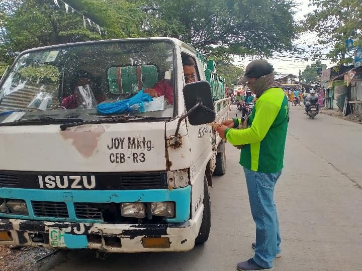 In Photos 9 drivers get citation tickets for Talisay 