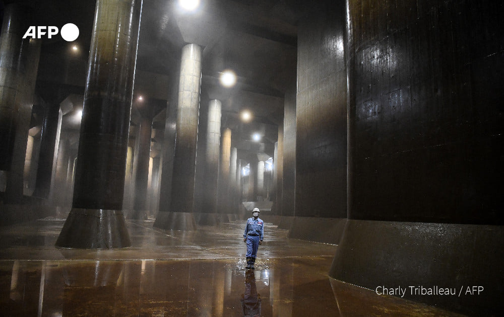 IN PHOTOS: Japan’s ‘Parthenon’ protecting Tokyo from floods 