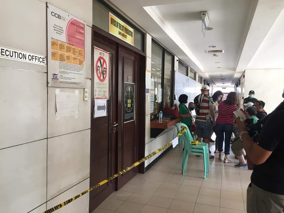 Burglars have broken into the Lapu-Lapu City Prosecutor's Office today, October 17, and have fled with a gun and an undetermined amount of cash. | Photo courtesy of Lapu-Lapu PIO